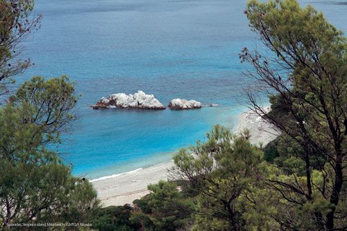 Sporadi, isola di Skopelos, Milia Beach ©GNTO/Y.Skoulas